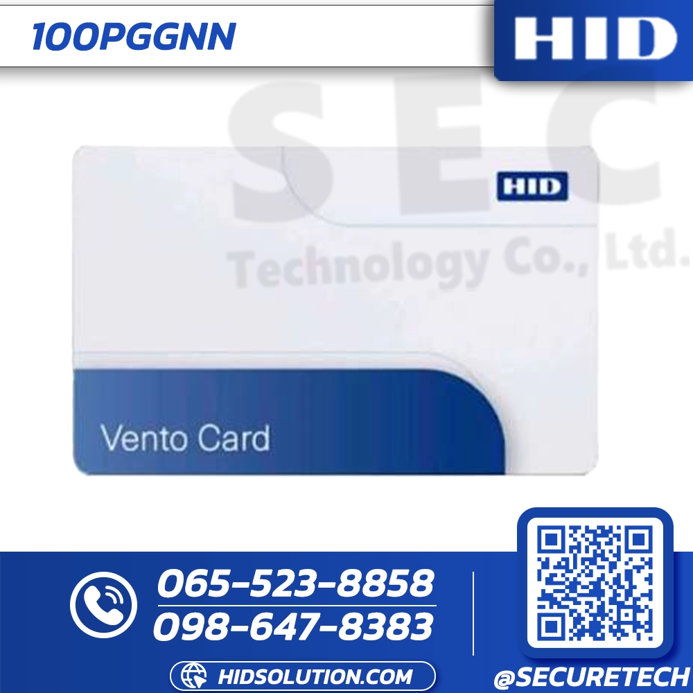 HID VENTO Card - 100PGGNN