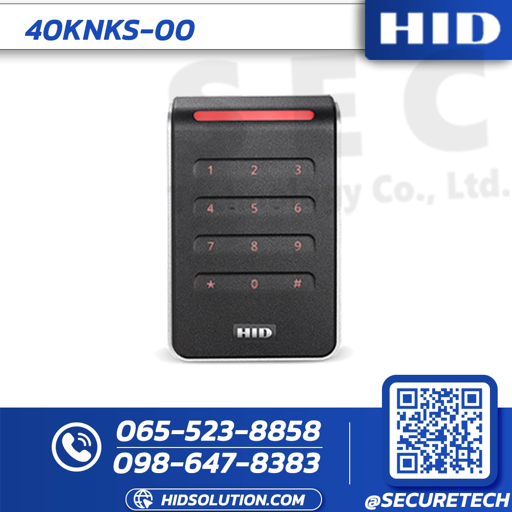 HID Signo 40K Keypad Reader Standard Profile (40KNKS-00-000000)