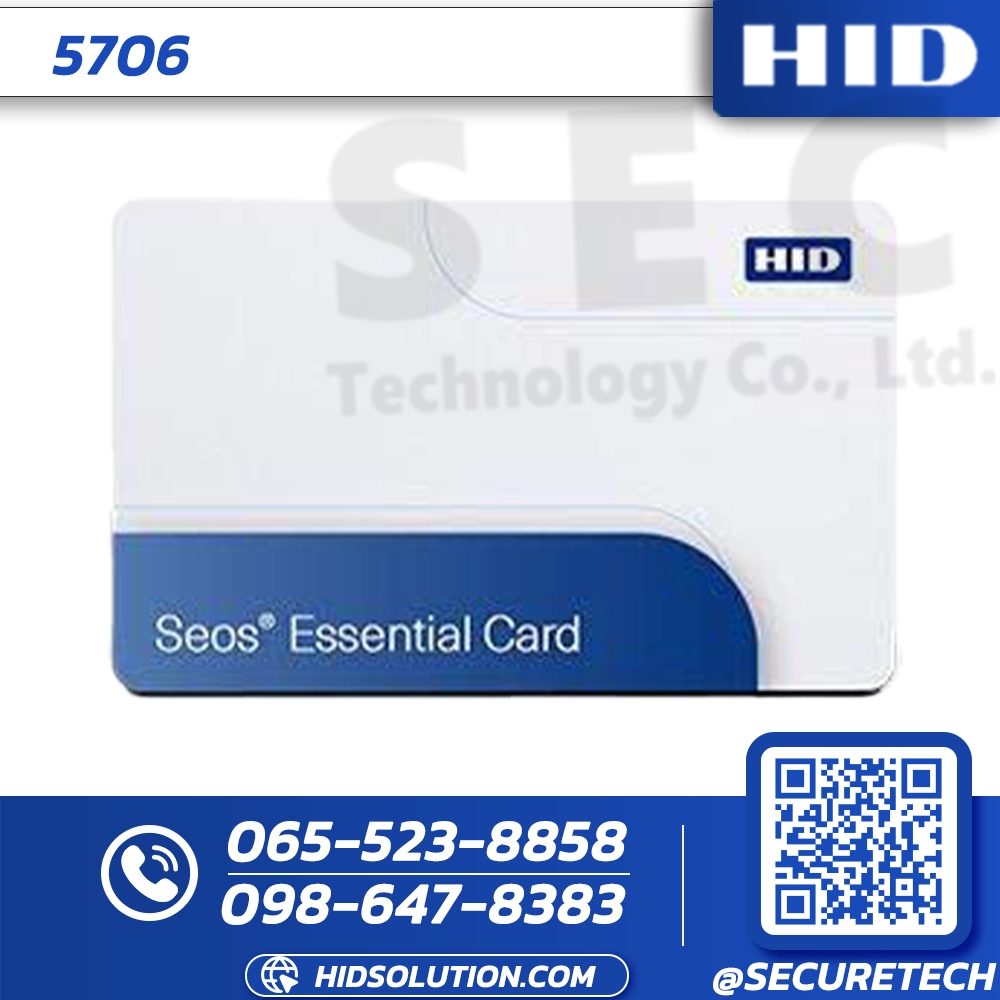 HID Seos 8K Paper-Based Card (5706)