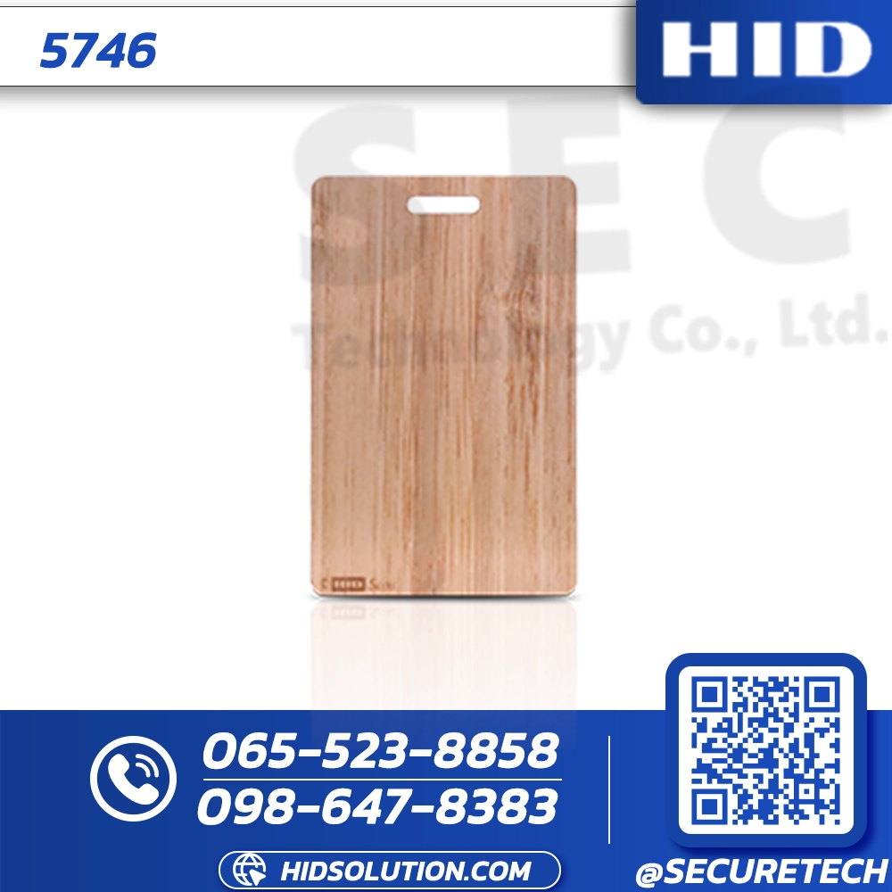 HID Seos Bamboo Eco Card 8K (5746)hid-seos-bamboo-eco-card-8k-5746