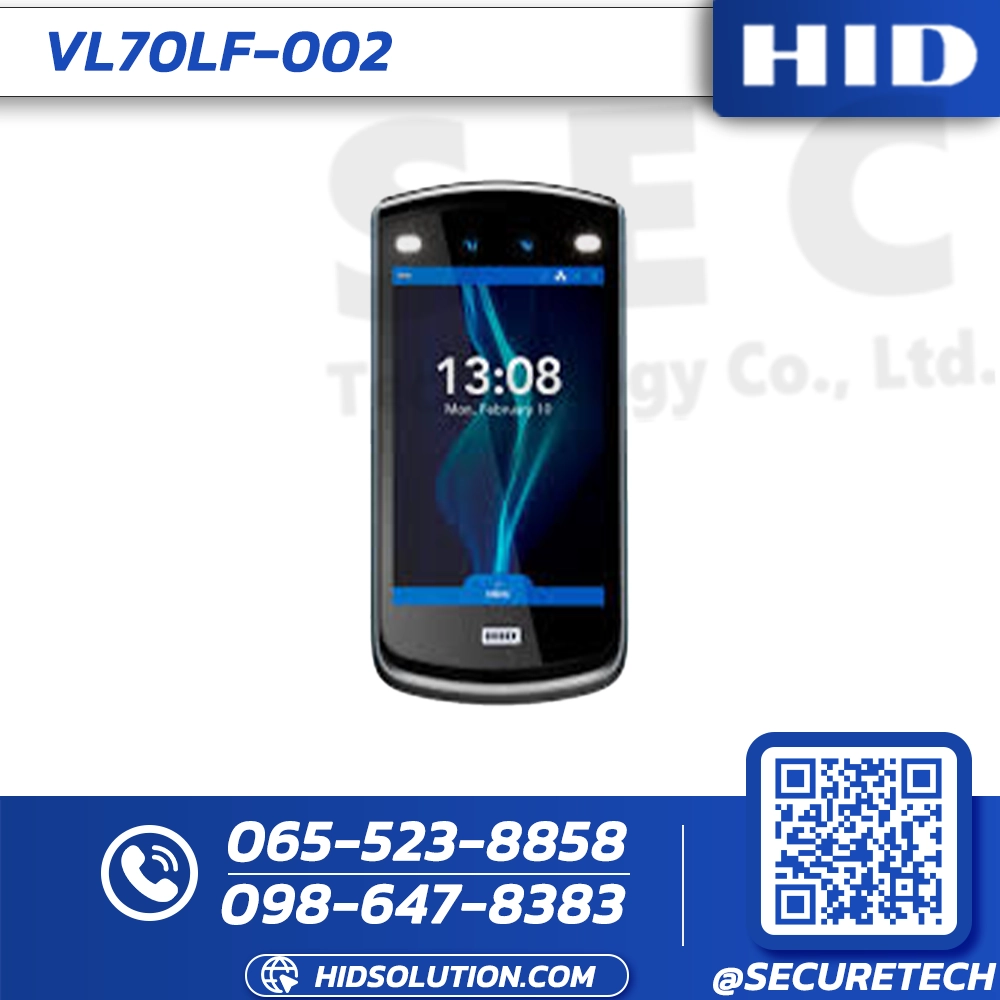 HID Amico VL70LF Biometric Facial Recognition Reader - 100K Users (VL70LF-002-0000)